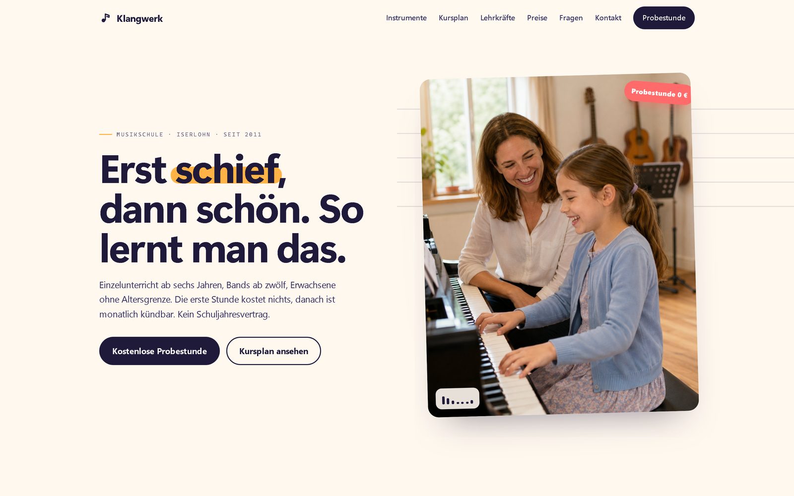 Klangwerk Musikschule