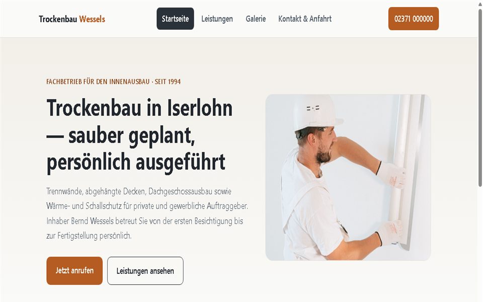 Vorschau der erneuerten Demo-Website
