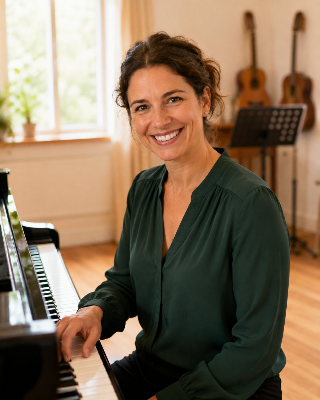 Anna Feldmann am Flügel
