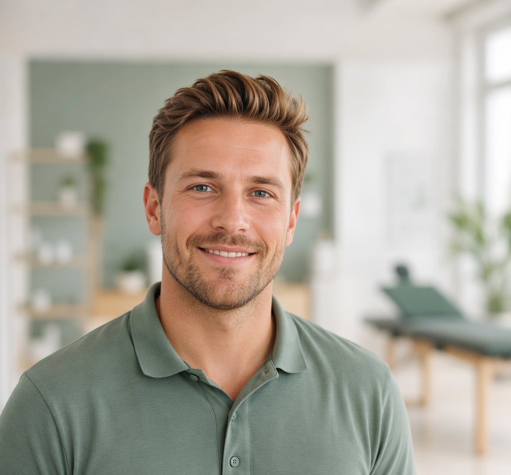Porträt: Jonas Willems, Physiotherapeut